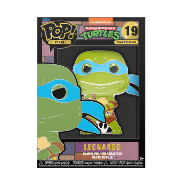 FUNKO POP PIN: TEENAGE MUTANT NINJA TURTLES - LEONARDO
