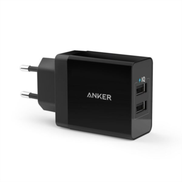 image-200.jpeg Anker 24W 2-port USB zidni punjač crni