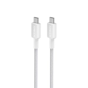 Anker 322 kabel USB-C to USB-C pleteni, 0,9m bijeli