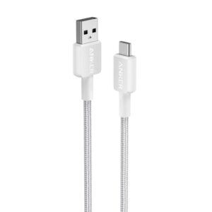 Anker 322 kabel USB-A to USB-C pleteni 1,8m bijeli