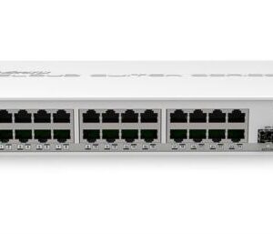 MikroTik Cloud Router Switch CRS326-24G-2S+IN, 512MB RAM, 24xG-LAN, 2xSFP+, RouterOS L5 or SwitchOS (dual boot), desktop case