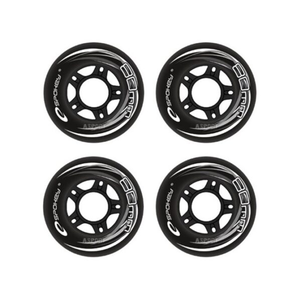 Kotači Spokey PU 80 MM vel.80mm Black