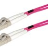 Transmedia Fibre optic MM OM4 Duplex Patch cable LC-LC 0,5m
