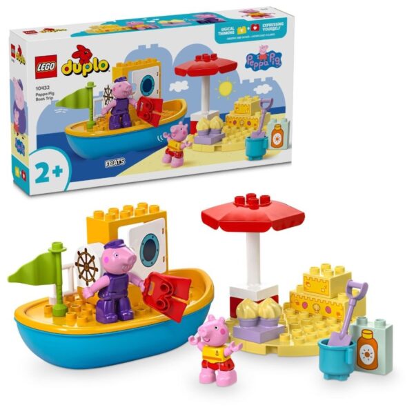 LEGO DUPLO Peppa Praščić putuje brodom komplet za igru 10432