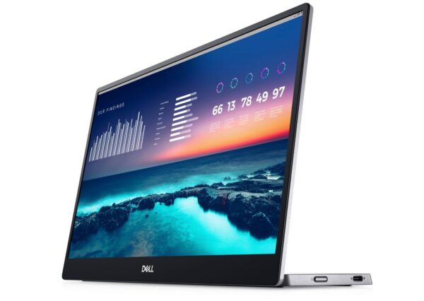 Monitor Dell portable P1424H, 14" FullHD, 2x USB C / DisplayPort 1.2 (alt mode)