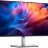Monitor Dell P2725H, 27" FHD, IPS, 100Hz 5ms, HDMI, DP, VGA, USB-B, USB-A, USB-C, Pivot, Srebrno / Crna