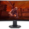 Monitor Dell S2721HGFA, 27" FullHD 144Hz Curved, 2x HDMI, 1x DisplayPort, 1x Audio, Height adjustable, nVidia G-SYNC, AMD FreeSync