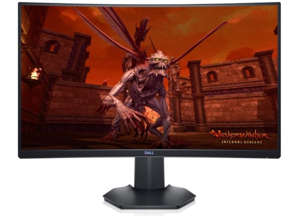 Monitor Dell S2721HGFA, 27" FullHD 144Hz Curved, 2x HDMI, 1x DisplayPort, 1x Audio, Height adjustable, nVidia G-SYNC, AMD FreeSync