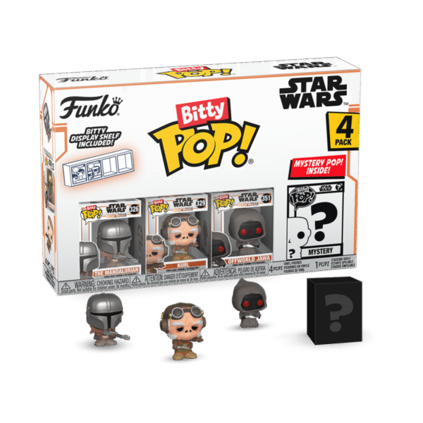 FUNKO BITTY POP: MANDALORIAN 4PK - MANDALORIAN