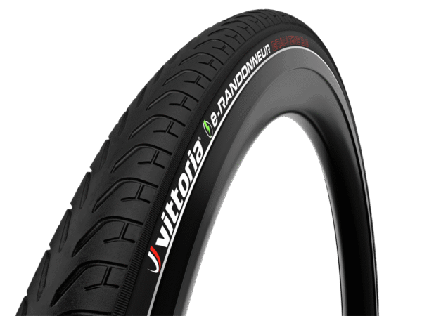 V.GUMA 700x42C VITTORIA E-RANDONNEUR RIGID FULL BLACK REFLECTIVE G2.0