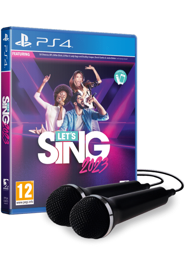 PS4 LET'S SING 2023 - DOUBLE MIC BUNDLE