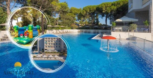 Hotel Adria 3*, Biograd na Moru - opuštajući odmor uz bazene, sunčalište<br> ...