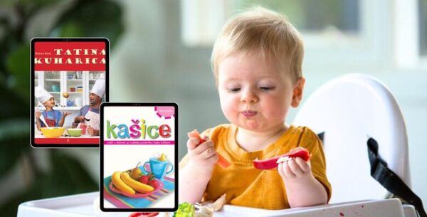 DJEČJE KUHARICE - knjiga 'Kašice' i GRATIS 'Tatina kuharica' u ponudi naklade...