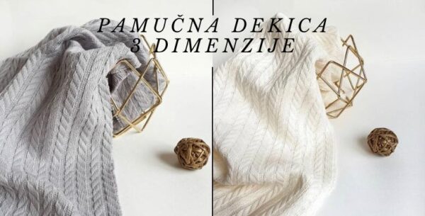Pamučna dekica - lagana dekica od 100% pamuka atraktivnog i modernog<br> diza...