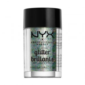 NYX Professional Makeup šljokice za lice i tijelo – Face & Body Glitter – Crystal (GLI06)