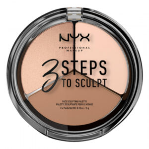 NYX Professional Makeup - 3 Steps To Sculpt Face Sculpting Palette – Fair (3STS01)