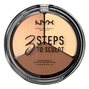 NYX Professional Makeup - 3 Steps To Sculpt Face Sculpting Palette – Light (3STS02)
