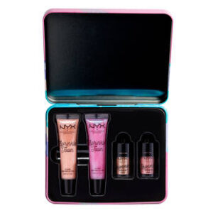 NYX Professional Makeup svjetlucavi set sjajila za usne i sjenila za oči - Sprinkle Town Shimmer Eye & Lip Set