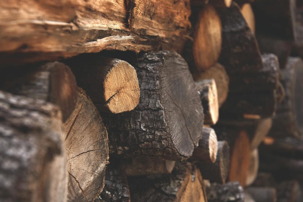 brown firewood