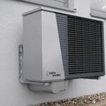 air conditioner on outside wall