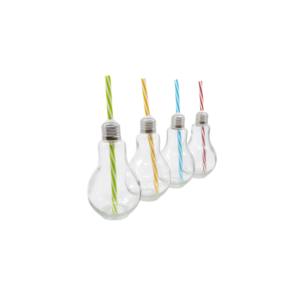 4 dijelni set šalica u obliku žarulja