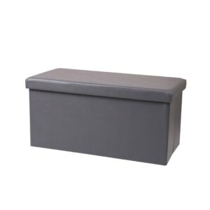 Sklopivi tabure s spremnikom-TAMNO SIVO