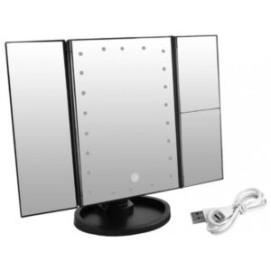 Veliko kozmetičko ogledalo 22 LED