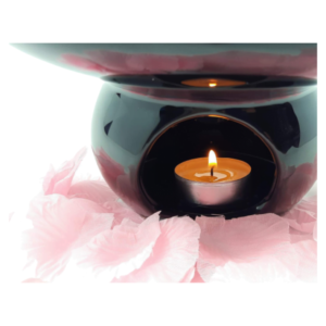 Svijećnjak za eterična ulja-Crni