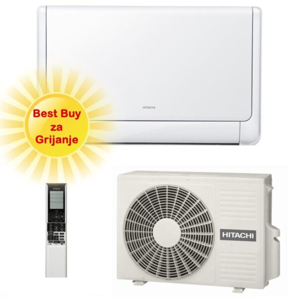 Hitachi Klima Uređaj Raf-25Rxe/Rac-25Fxe - Najbolja cijena