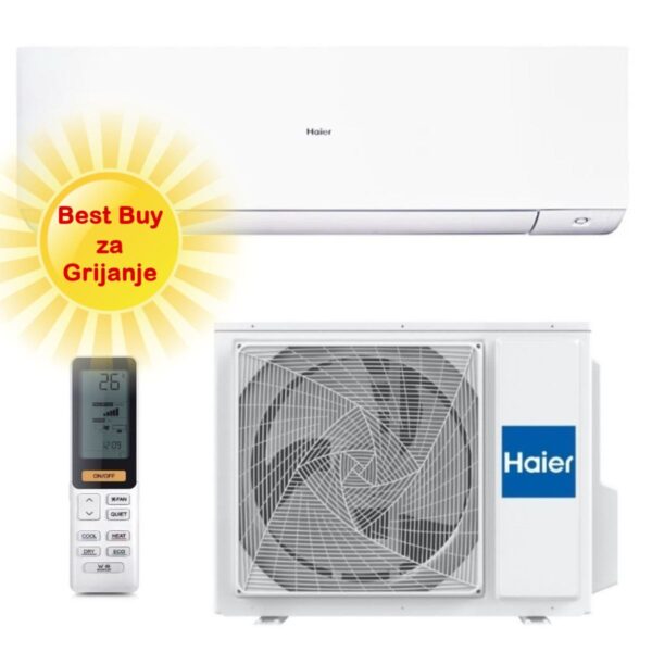 Haier Klima Uređaj As35Xcahra/1U35S2Sm1Fa - Optimiziran Za Grija - Najbolja cijena