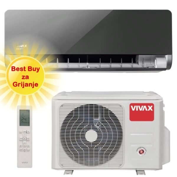 Vivax Klima Uređaj Acp-12Ch35Aehi+ R32 Gray Mirror - Najbolja cijena