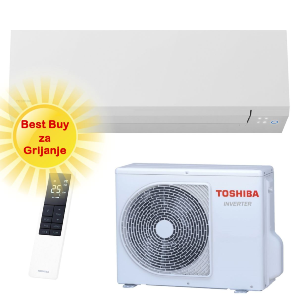 Toshiba Klima Uređaj Ras-B10G3Kvsg-E/Ras-10J2Avsg-E - Optimizira - Najbolja cijena