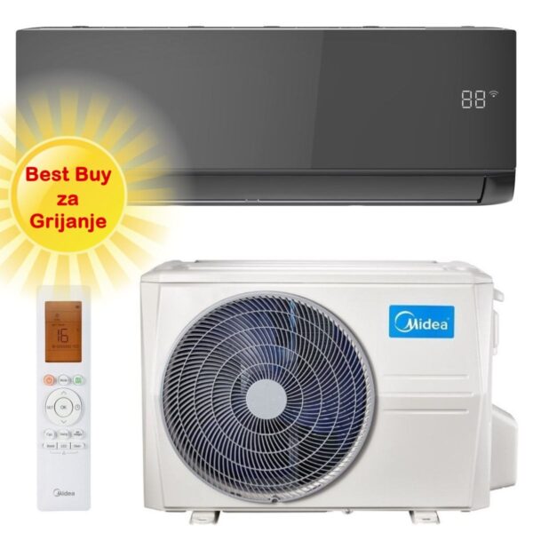 Midea Klima Uređaj Msagbu-09Hrfn8 / Mox230-09Hfn8 - Carbon - Najbolja cijena