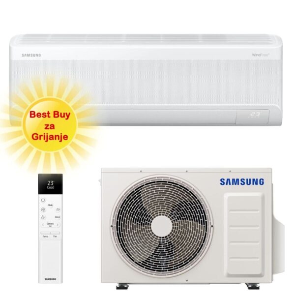 Samsung Klima Uređaj Ar70F15C1Aw - Optimiziran Za Grijanje - Najbolja cijena