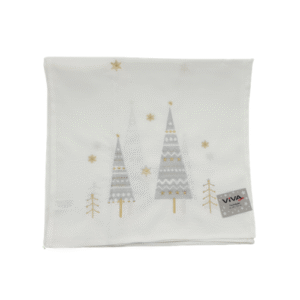 Nadstolnjak "Bijeli božićni bor" 40 x 150 cm