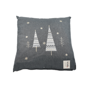 Ukrasni jastuk "Sivi božićni bor" 45x45 cm