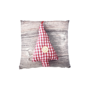 Ukrasni jastuk "Karirani bor" 45 x 45 cm