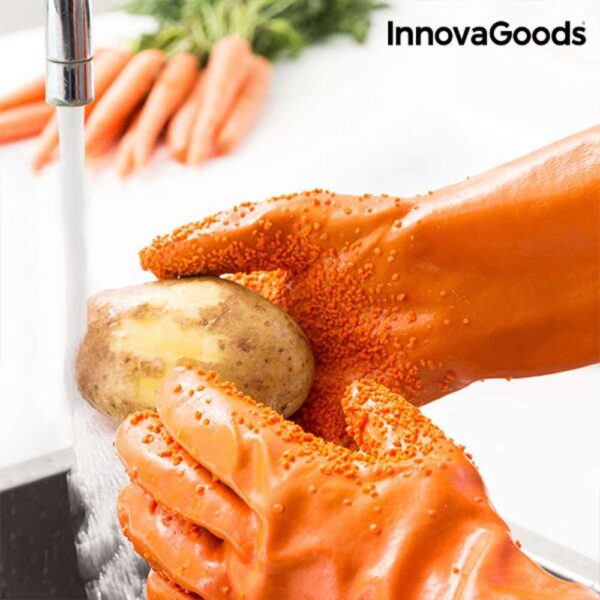 InnovaGoods Rukavice za Čišćenje i Guljenje Povrća