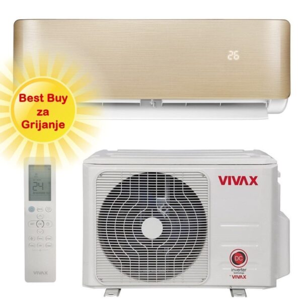 Vivax Klima Uređaj 2,64Kw Acp-09Ch25Aeri+ R32 Gold - Najbolja cijena