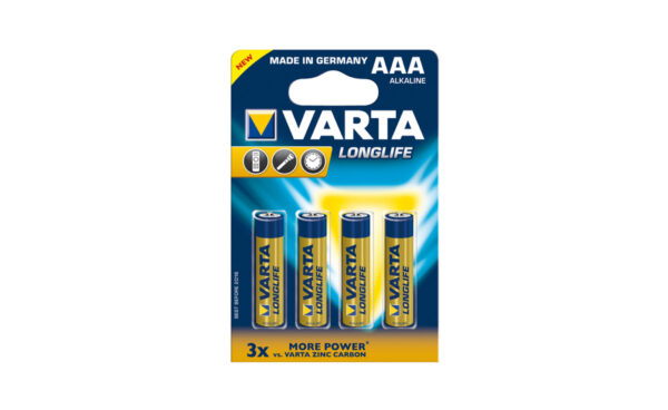 Varta AAA Longlife baterije,4kom