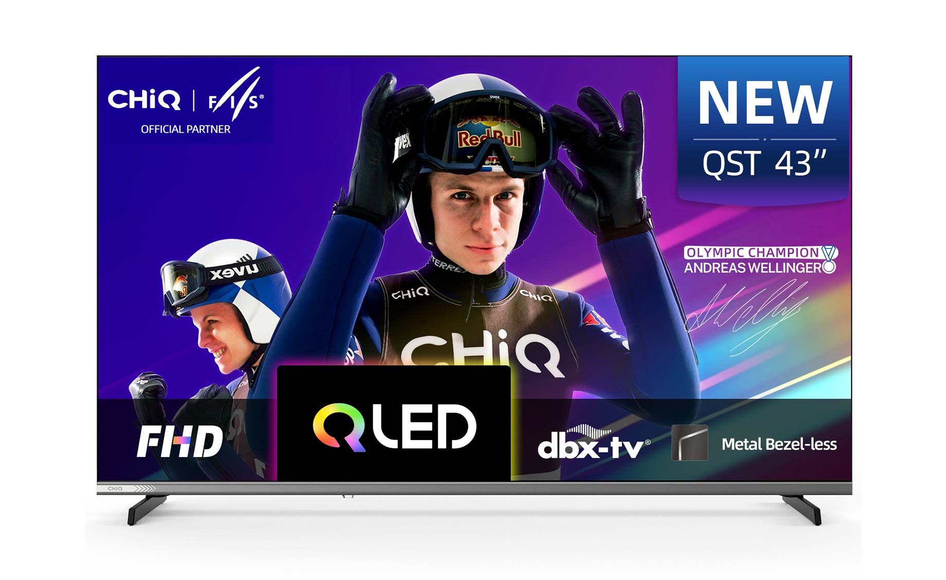 717939-1775636811 CHiQ L43QST (43"/108 cm) Full HD QLED Google Smart TV