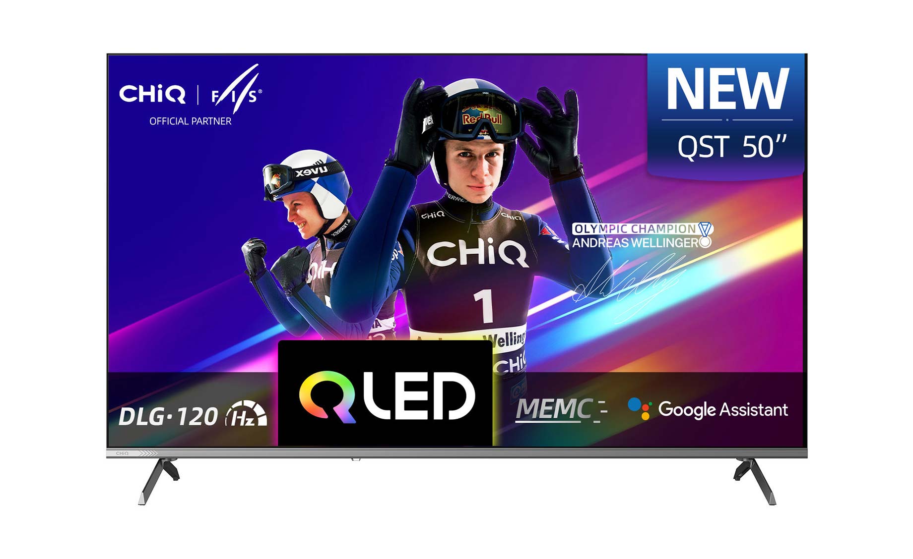 717941-1775636818 CHiQ U50QST (50"/127 cm) 4K Ultra HD QLED 120Hz gaming Google Smart TV