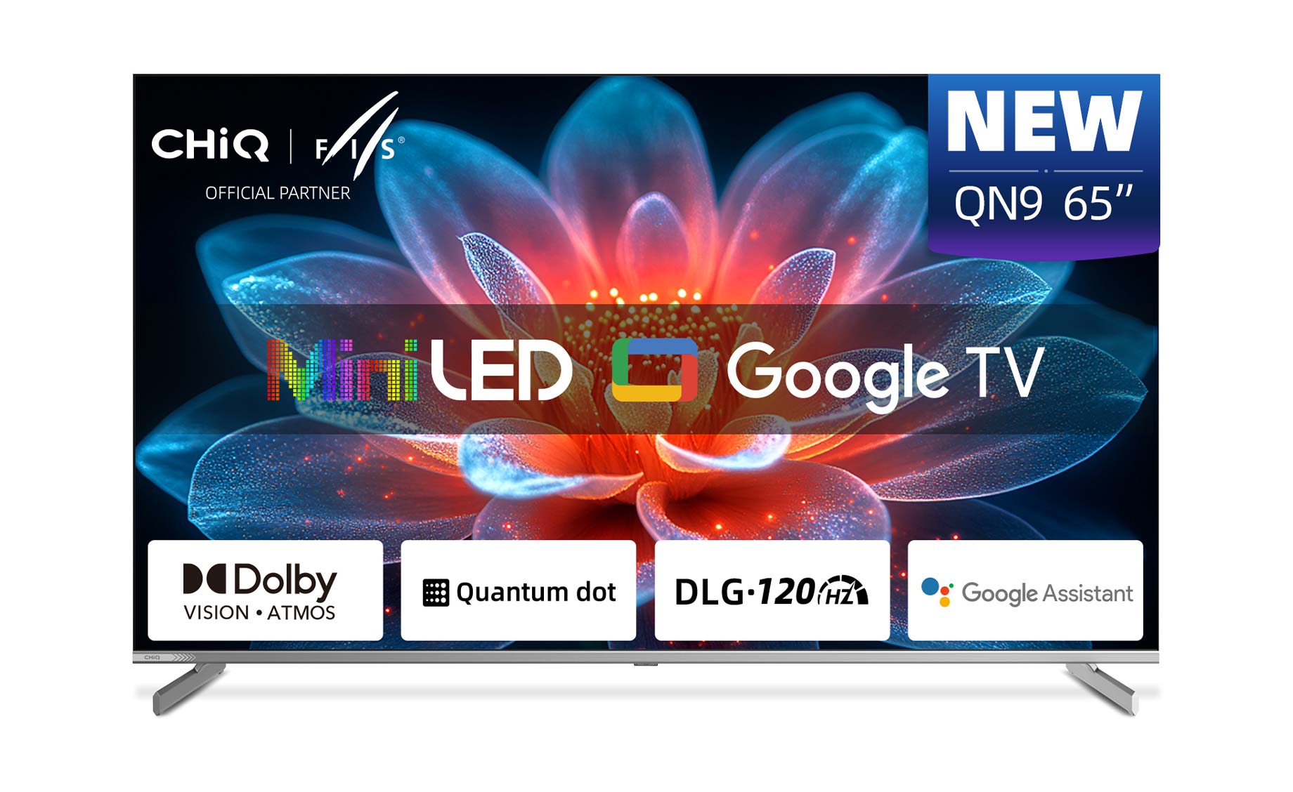 717944-1775636828 CHiQ M65QN9V (65"/165 cm) 4K Ultra HD Mini LED 120Hz gaming Google Smart TV