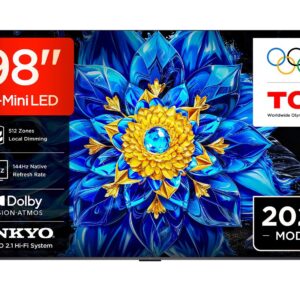 TCL 98P8L 98"(248cm) 4K UHD QD-Mini LED Google TV