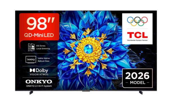 TCL 98P8L 98"(248cm) 4K UHD QD-Mini LED Google TV