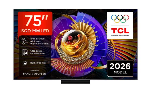 TCL 75C7L (75"/189cm) 4K UHD SQD-Mini LED 144Hz Google TV smart TV