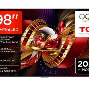 TCL 98C8L (98"/248cm) 4K UHD SQD-Mini LED 144Hz Google TV smart TV