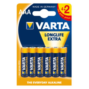 Varta Longlife Extra AAA baterije,6kom